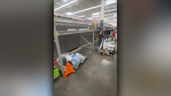 Lafayette residents rushed to stock up on essential supplies ahead of Hurricane Francine.